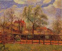 Pissarro, Camille - Pear Trees in Bloom, Eragny, Morning